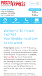 Mobile Screenshot of postalexpressanaheim.com