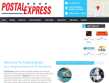 Tablet Screenshot of postalexpressanaheim.com